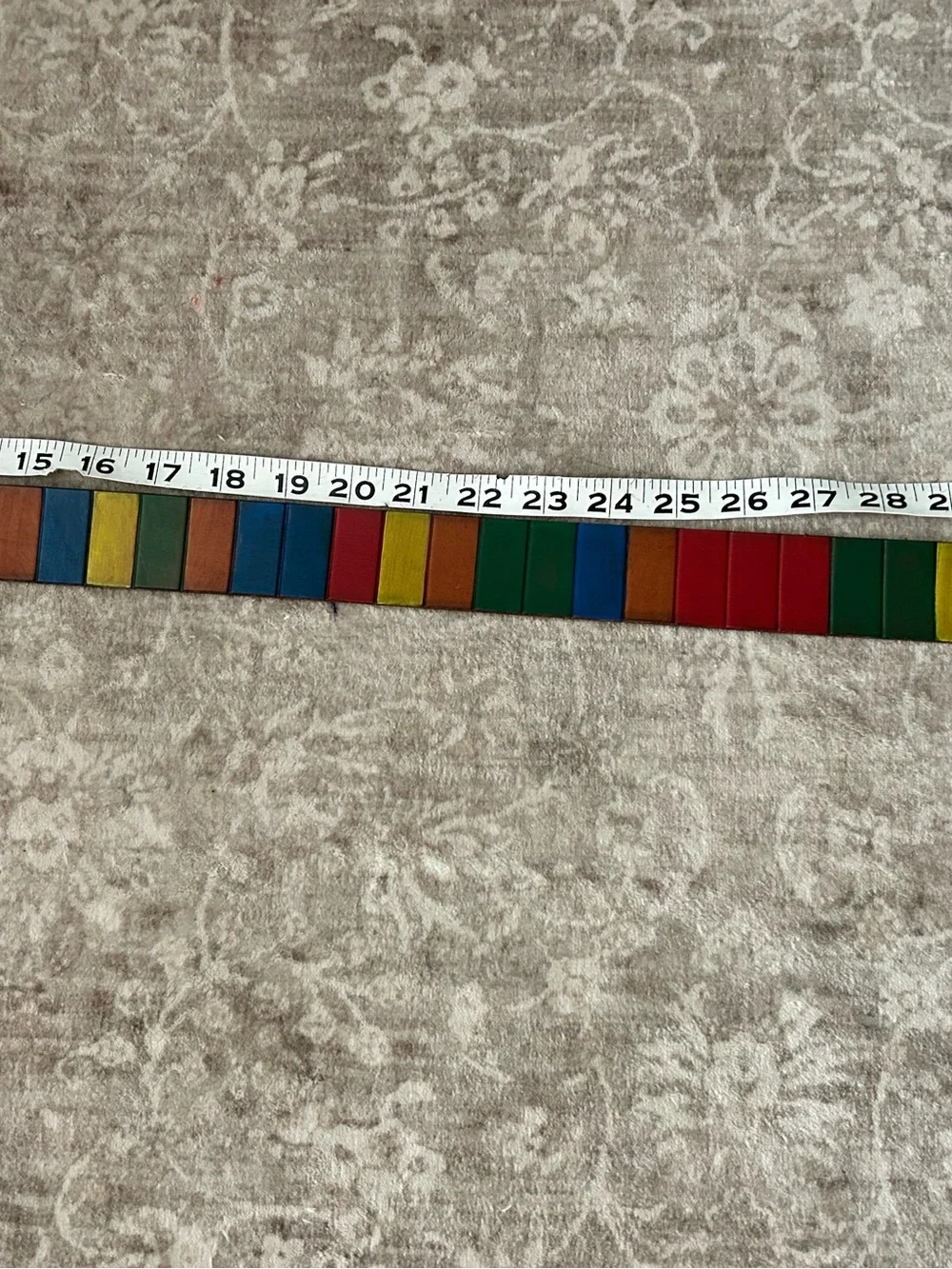 WILL Multicolor Striped Leather Men/Women’s Belt size 42